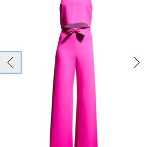 Black Halo set hot pink